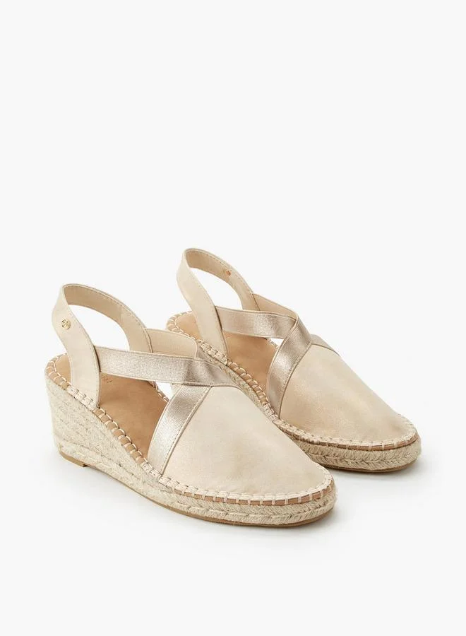 ببرمنة Women Wedge Heel Slingback Espadrilles
